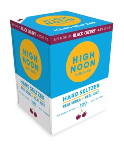 High Noon 'Black Cherry' Vodka And Soda 4-355ml Cans