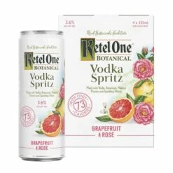 Ketel One Botanicals Cocktail Grapefruit & Rose 4-355ml Cans