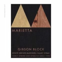 Marietta Cellars Gibson Block Syrah Single Vineyard 2019