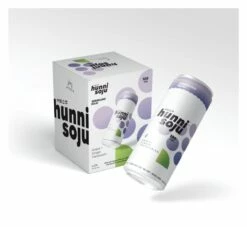 Yobo Hunni Grape Ginger Sparkling Soju 4-355ml Cans