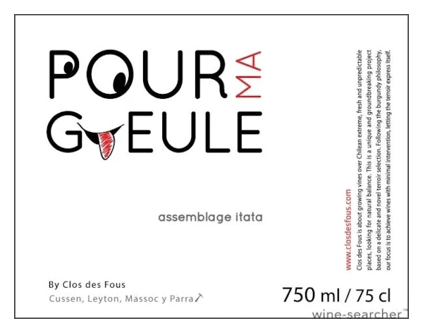 Clos Des Fous 'Pour Ma Gueule' Blend 2019 3 Clos Des Fous 'Pour Ma Gueule' Blend 2019