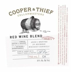Cooper & Thief Red Blend Bourbon Barrel 2021