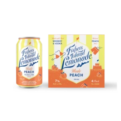 Fishers Island Nude Peach 4-355ml Cans