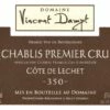 Vincent Dampt 'Cote De Lechet' Chablis Premier Cru 2022 -EMPIRE WINE Sales 56038