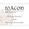 Bourcier-Martinot Macon Recolte 2022 -EMPIRE WINE Sales 58650