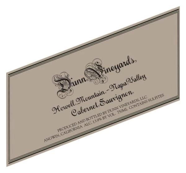 Dunn Vineyards 'Howell Mtn' Cabernet Sauvignon 2019 3 Dunn Vineyards 'Howell Mtn' Cabernet Sauvignon 2019