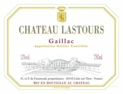 Chateau Lastours Gaillac Rouge 2020
